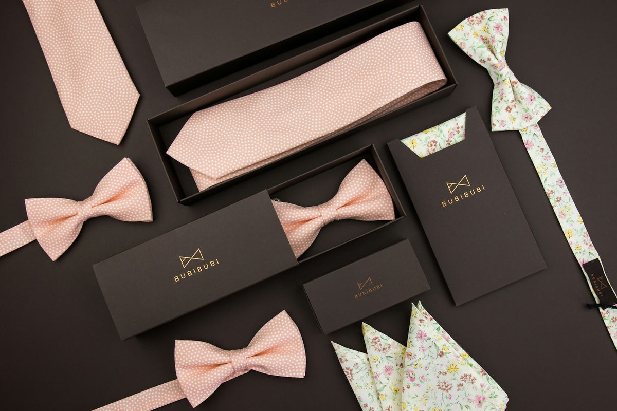 Silk Bow Tie and Cummerbund Set from High-End Wear