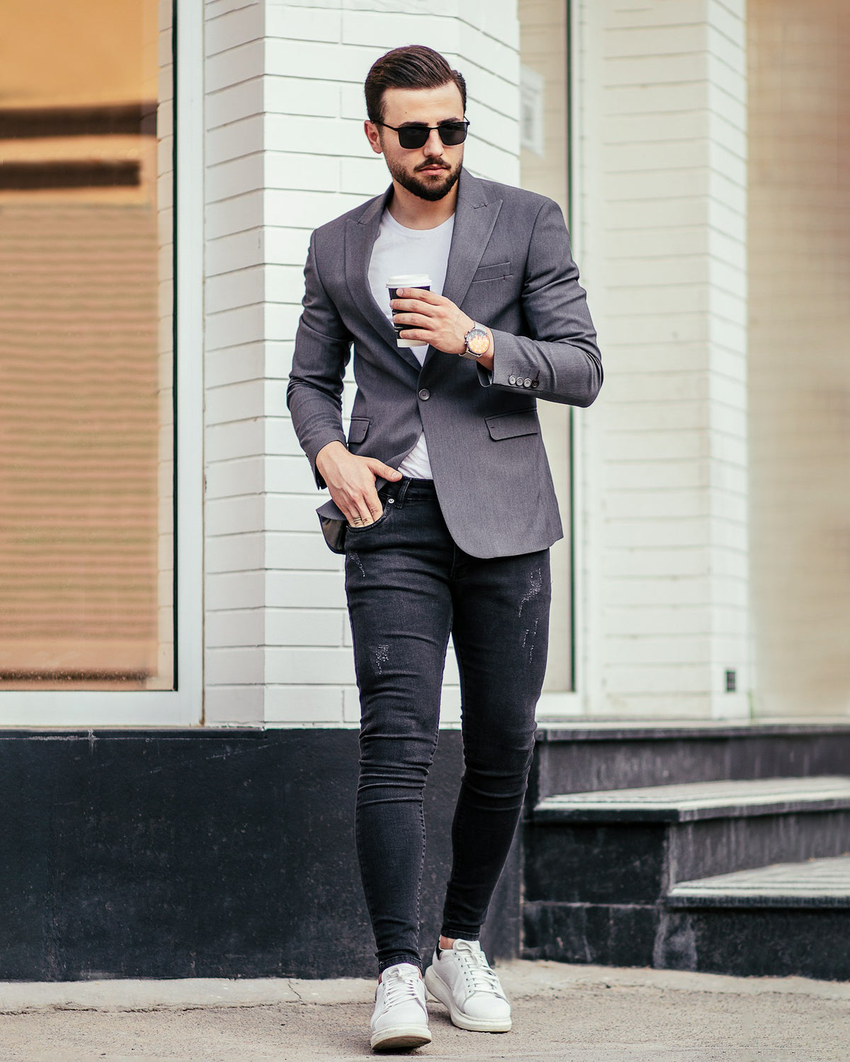 Unstructured Linen Blazer from High-End Wear